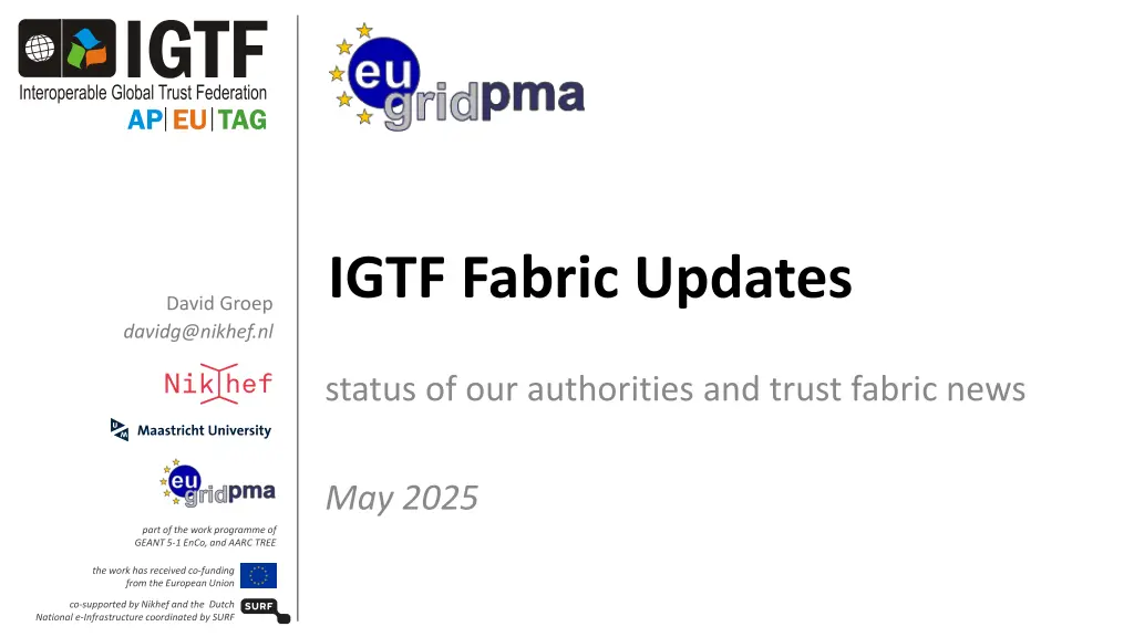 igtf fabric updates n.w