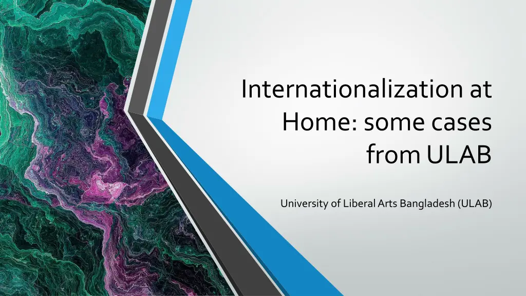 internationalization at home some cases from ulab n.w