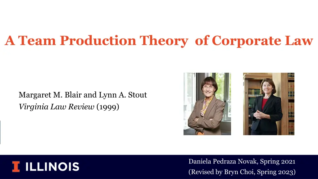 a team production theory of corporate law n.w