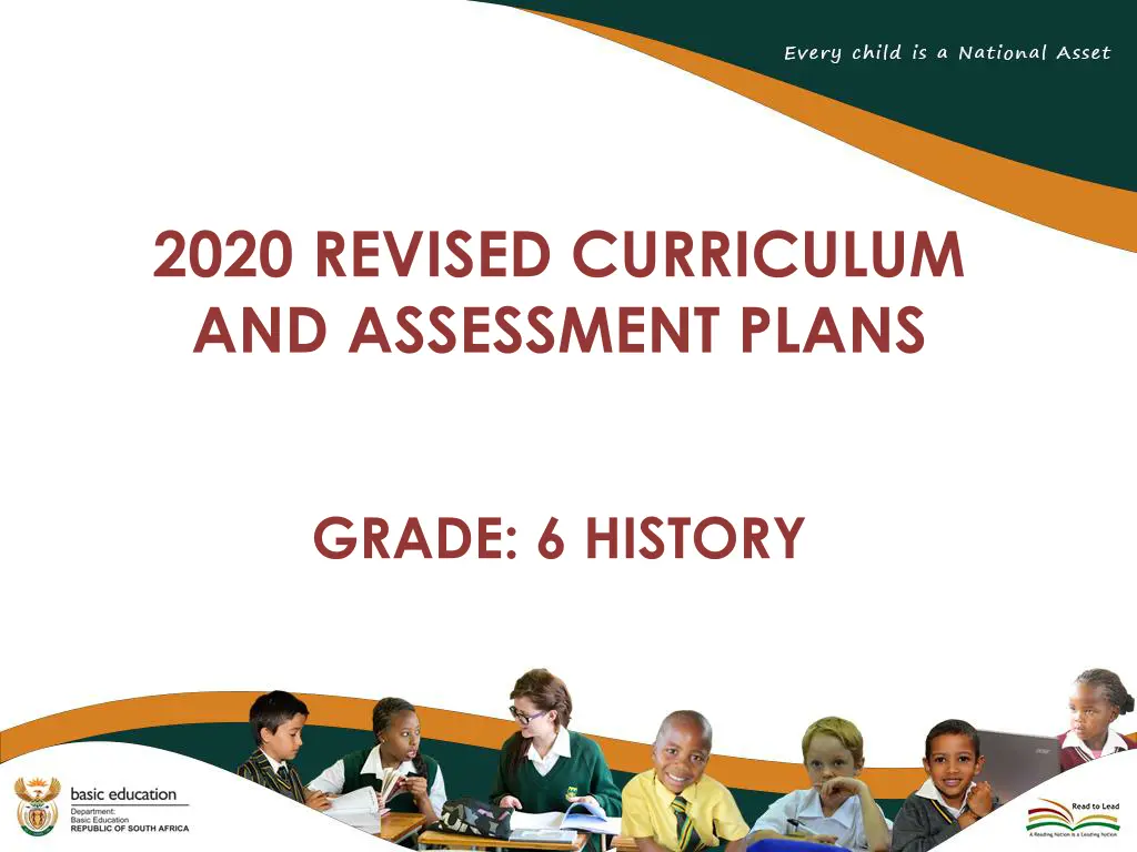 2020 revised curriculum and assessment plans n.w
