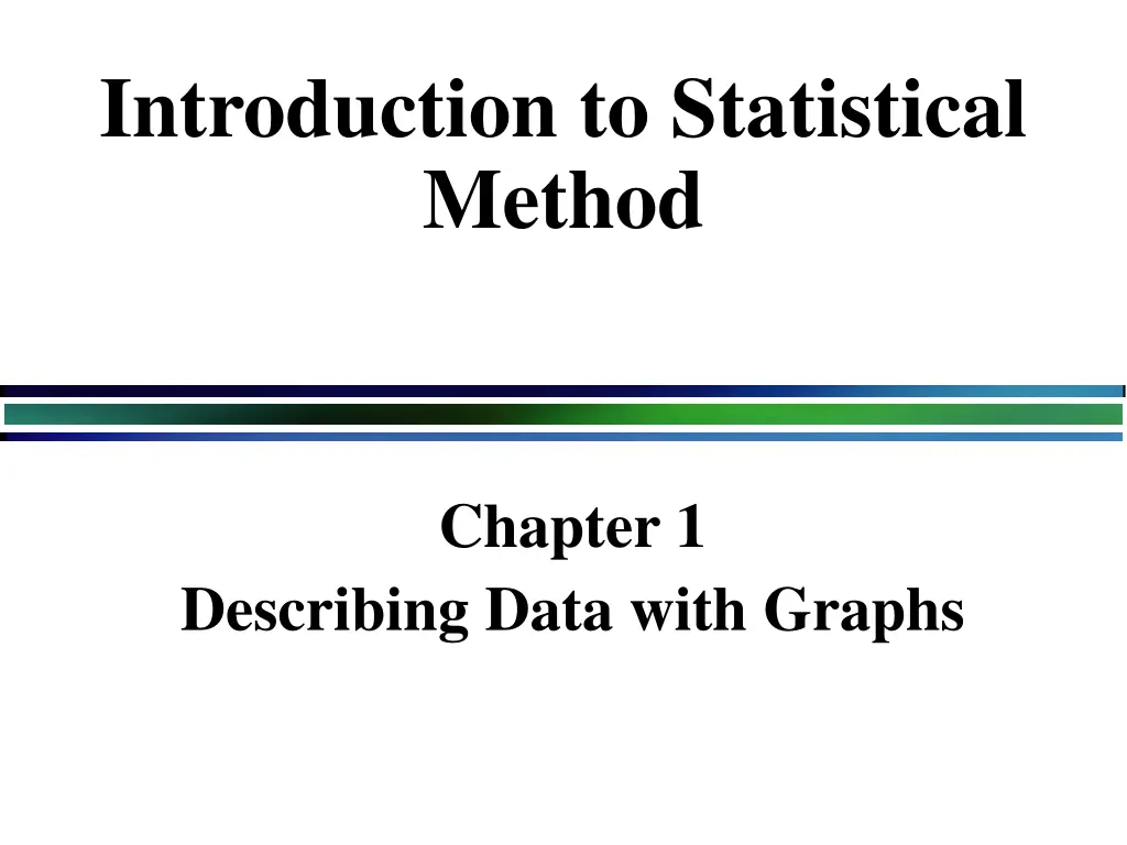 introduction to statistical method n.w