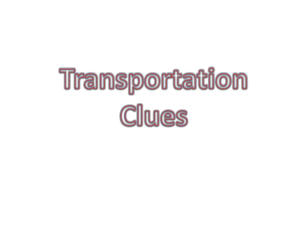 transportation clues n.w