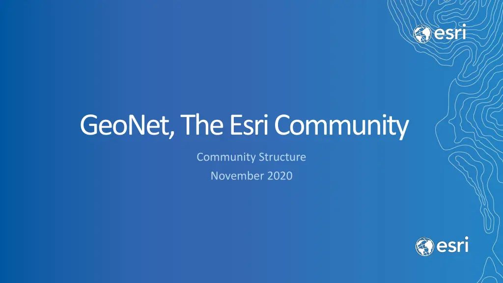 geonet the esri community n.w