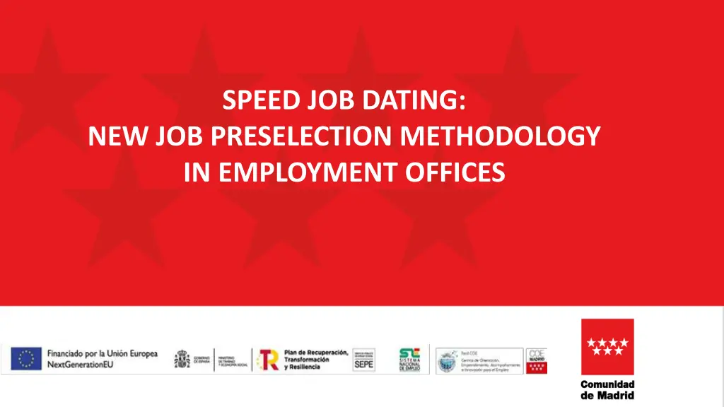 speed job dating n.w