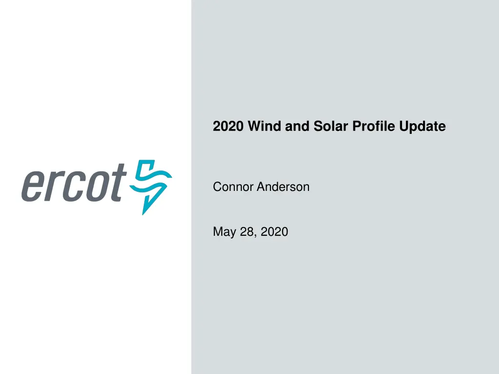 2020 wind and solar profile update n.w