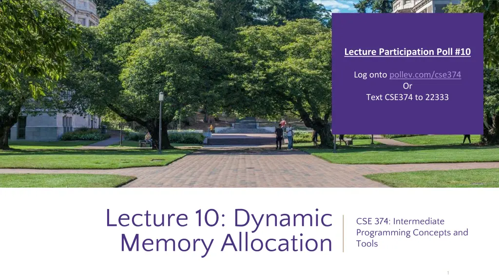 lecture participation poll 10 n.w