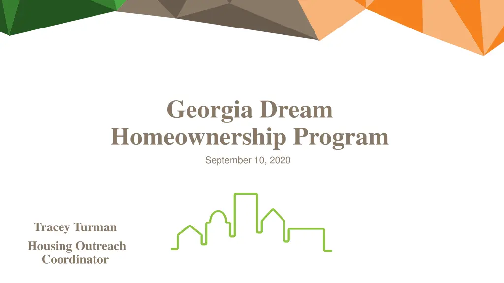 georgia dream homeownership program september n.w