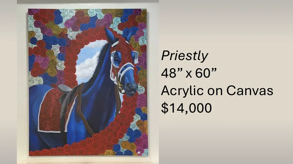priestly 48 x 60 acrylic on canvas 14 000 n.w
