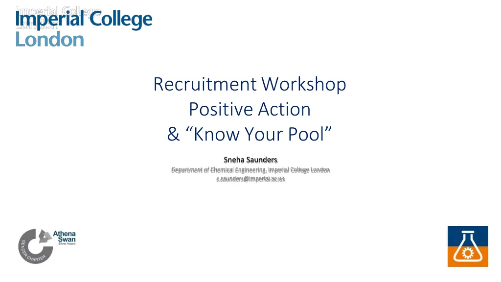 recruitment workshop positive action know your n.w