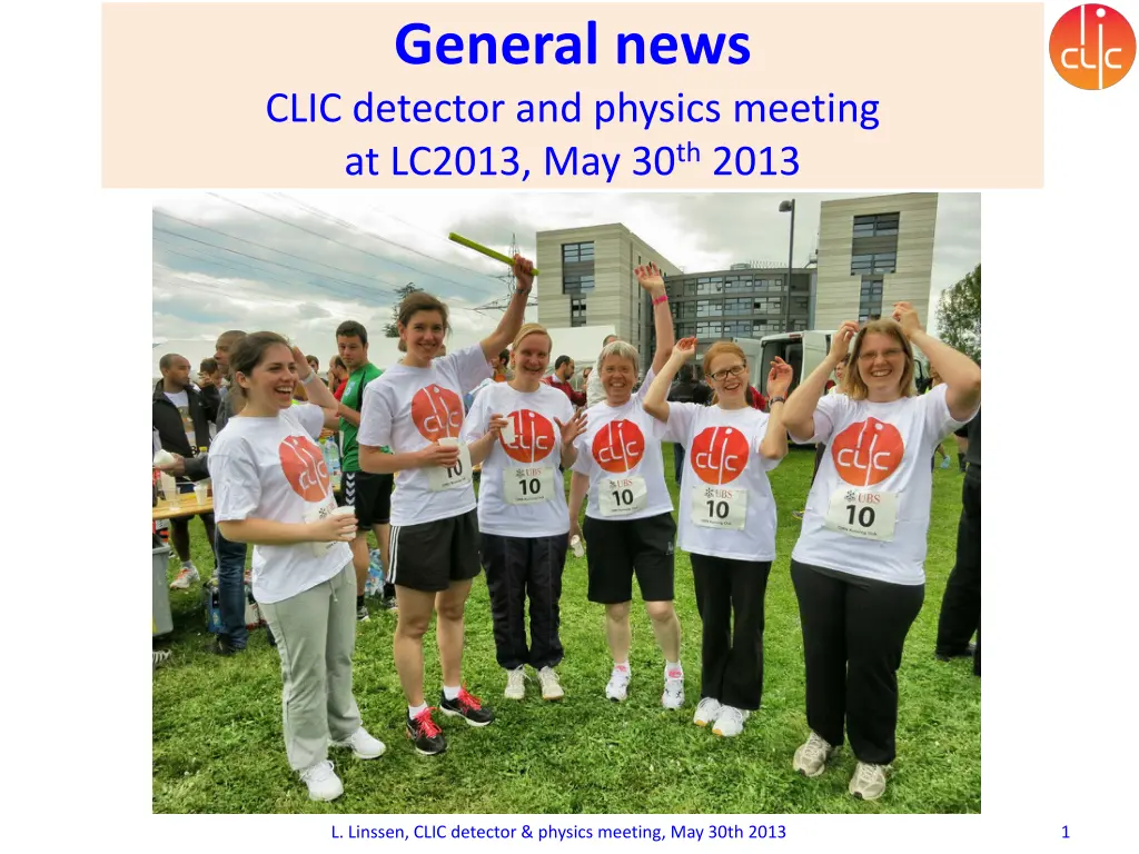 general news clic detector and physics meeting n.w