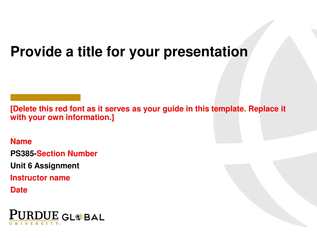 provide a title for your presentation n.w