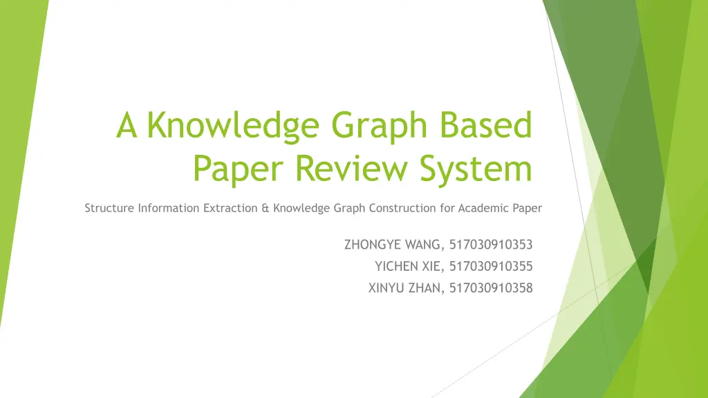a knowledge graph based paper review system n.w