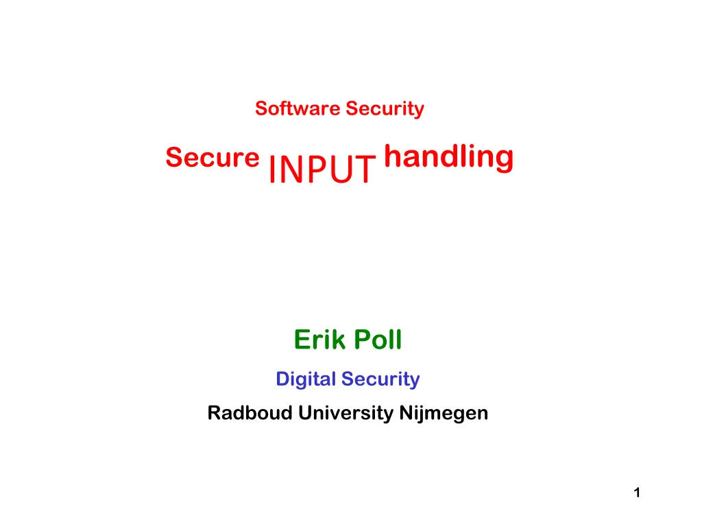 software security n.w