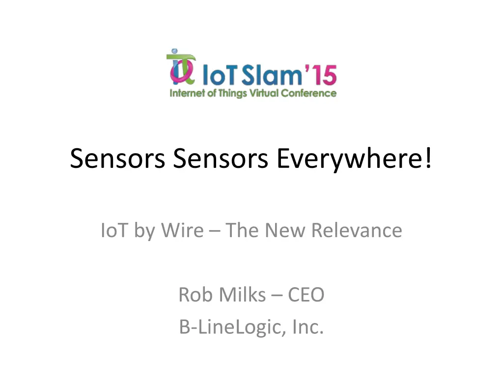 sensors sensors everywhere n.w