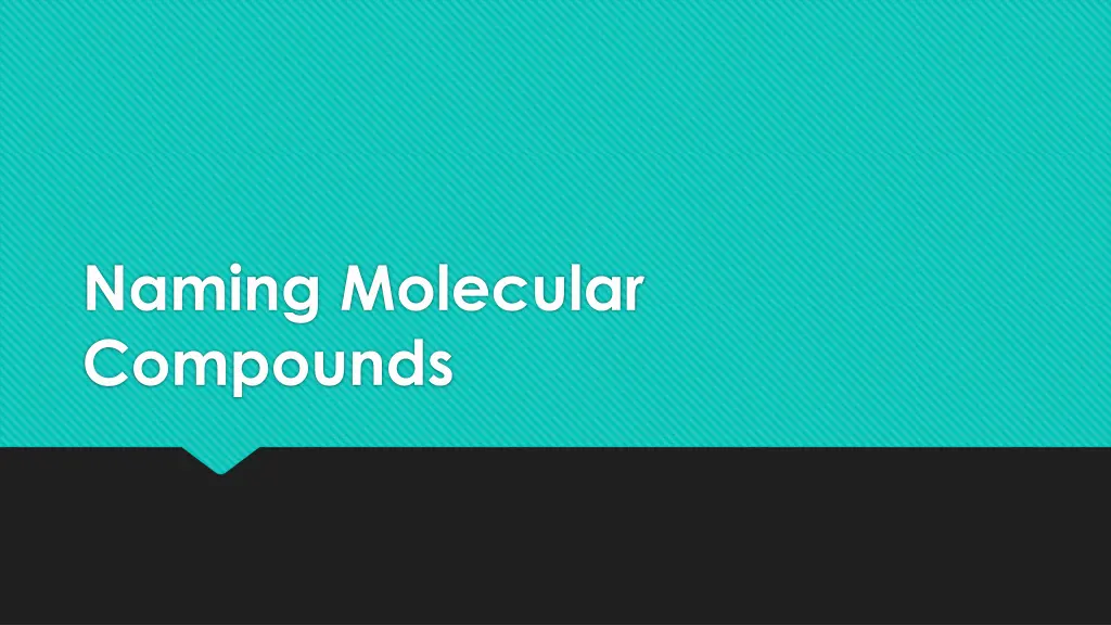 naming molecular compounds n.w