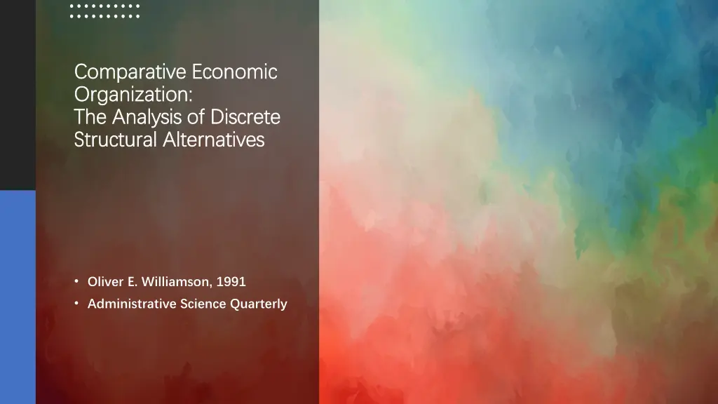 comparative economic comparative economic n.w