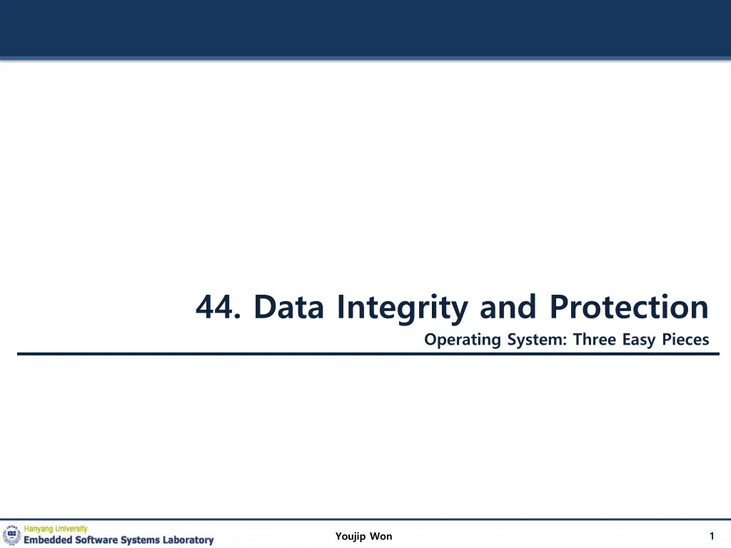 44 data integrity and protection operating system n.w