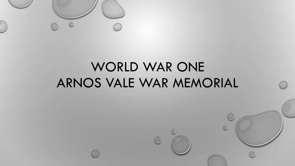 world war one arnos vale war memorial n.w