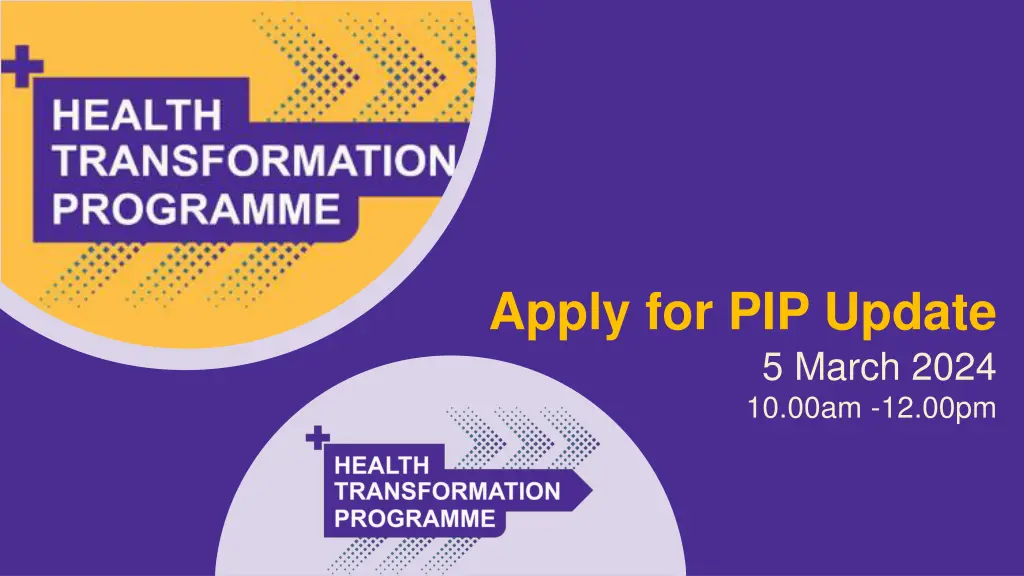 apply for pip update n.w