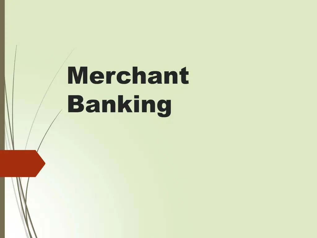 merchant banking n.w