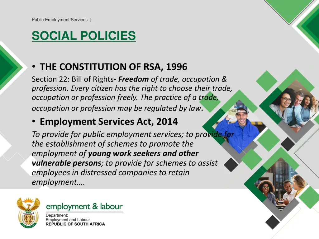 public employment services n.w