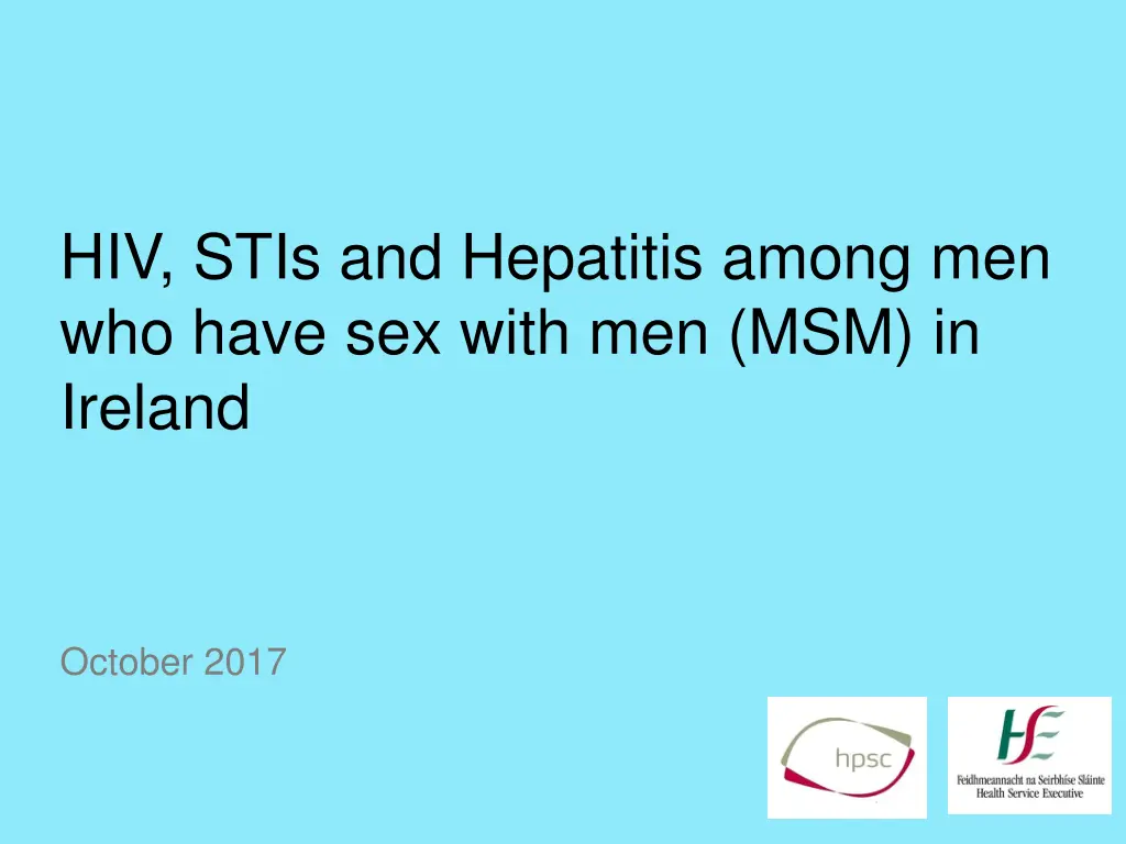 hiv stis and hepatitis among men who have n.w