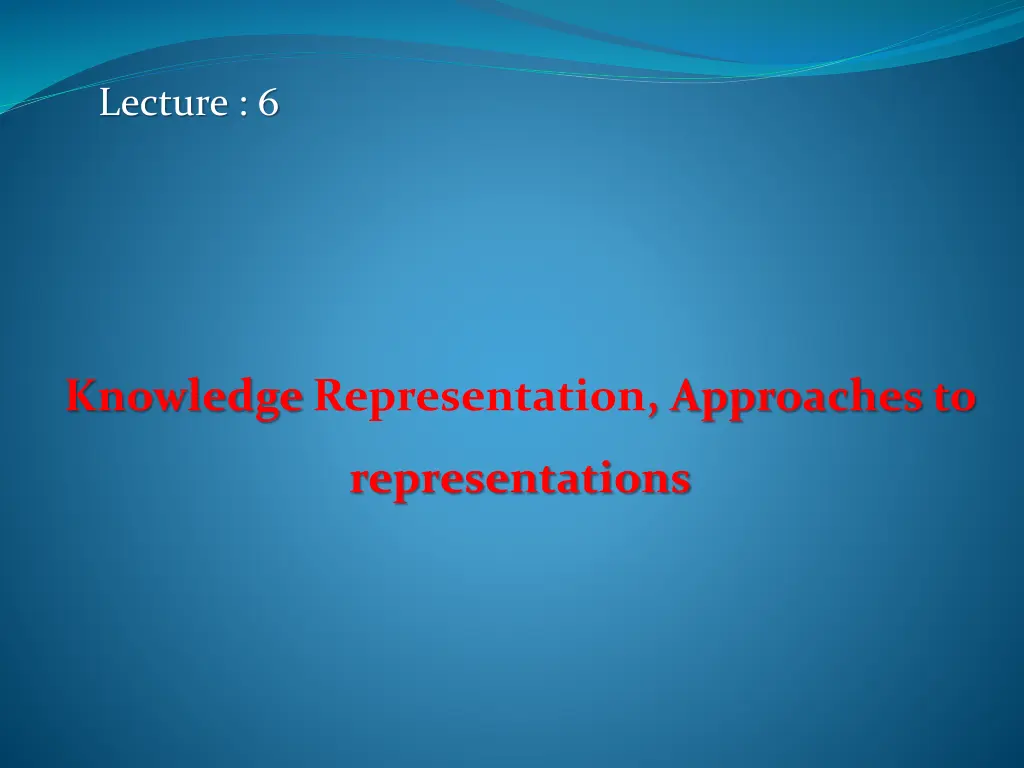 lecture 6 n.w
