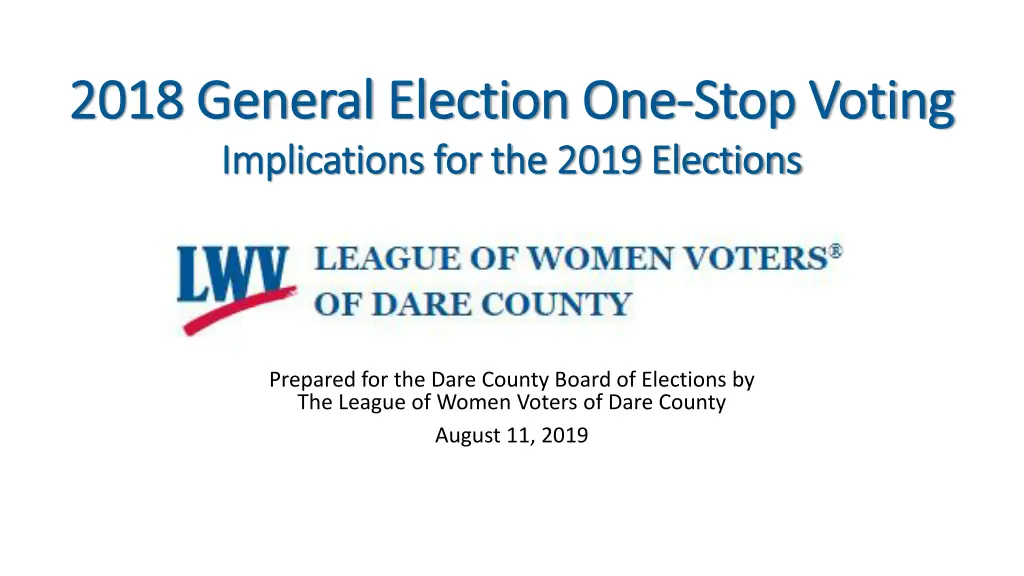 2018 general election one 2018 general election n.w