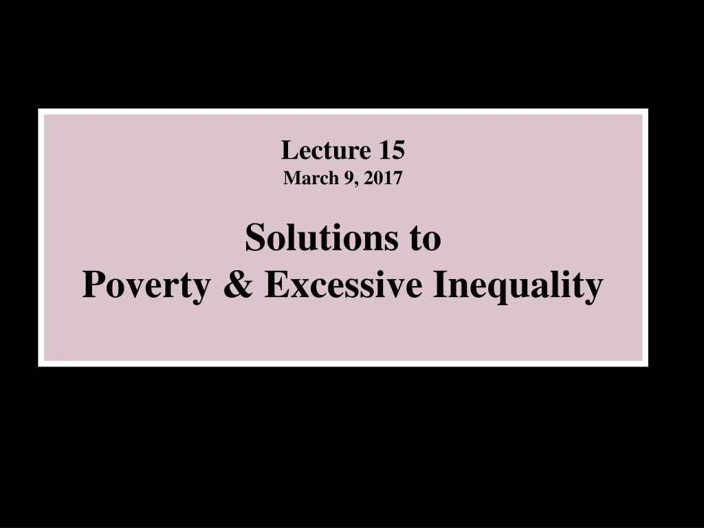 lecture 15 march 9 2017 n.w