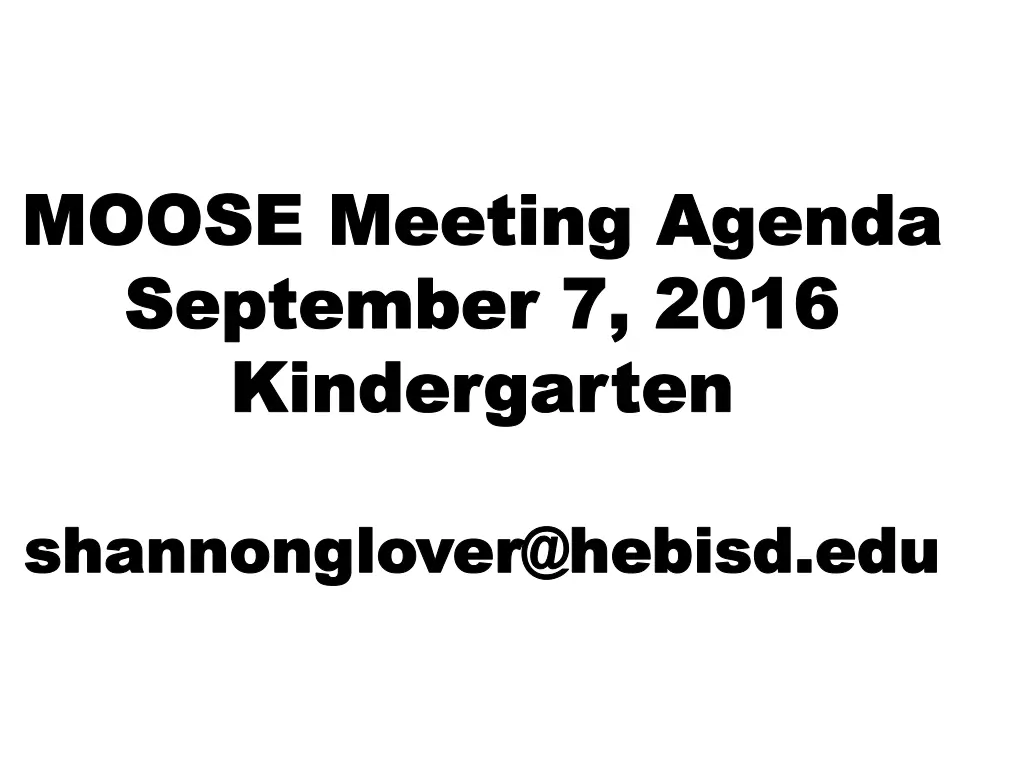 moose meeting agenda moose meeting agenda n.w