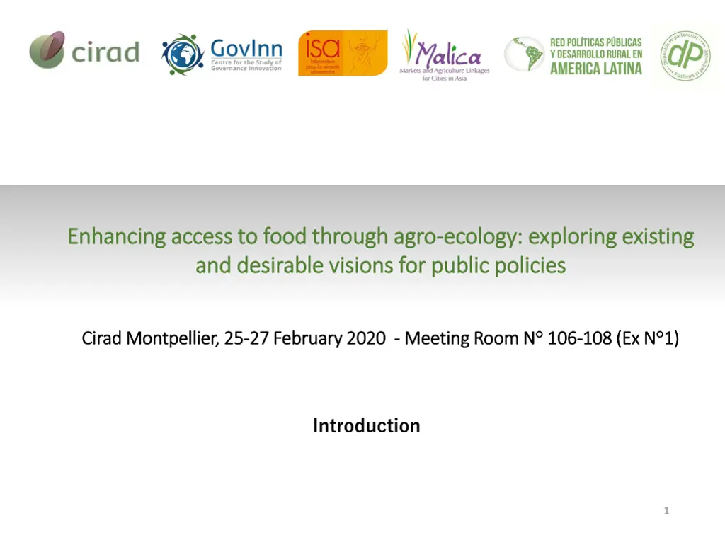 enhancing access to food through agro enhancing n.w