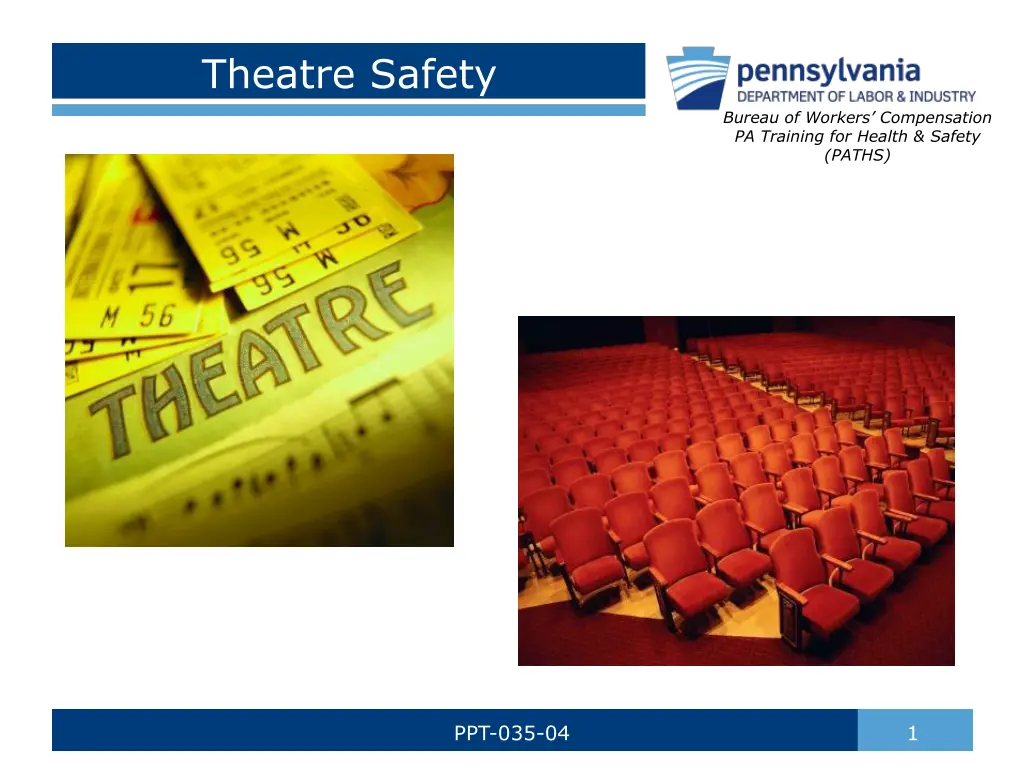 theatre safety n.w