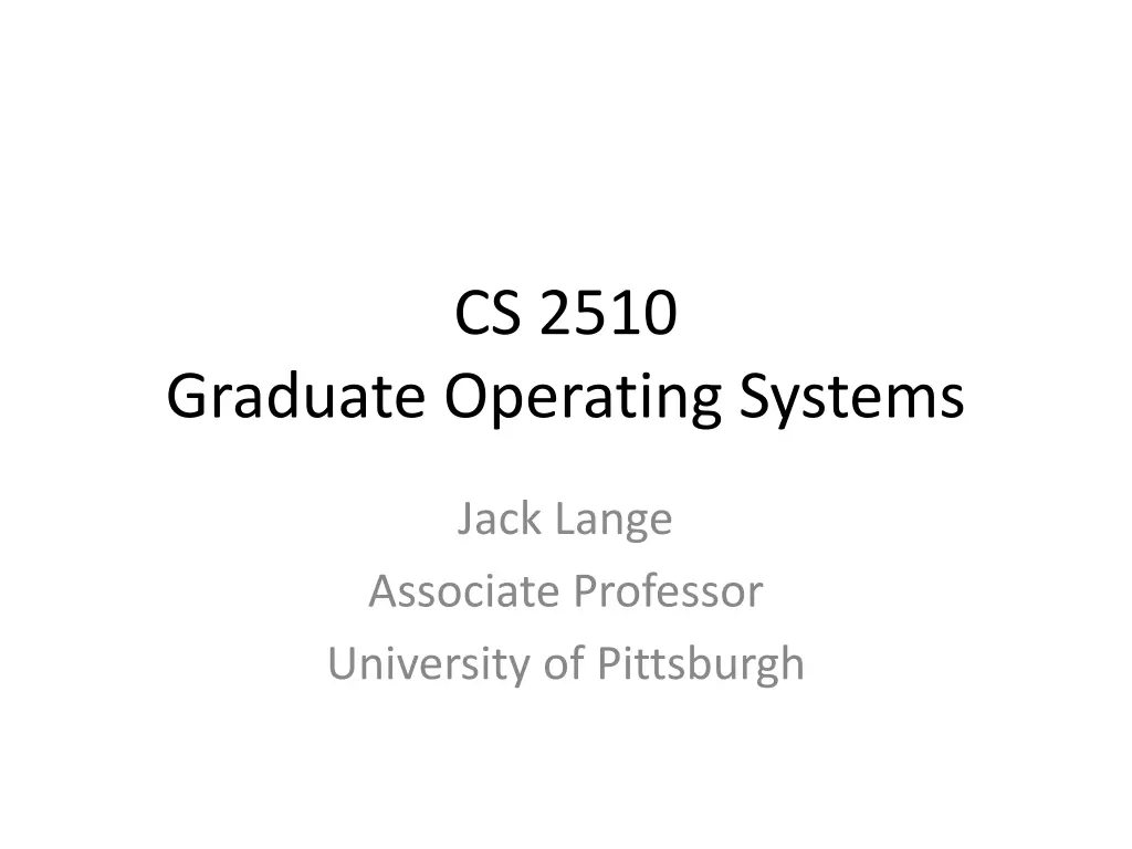 cs 2510 n.w