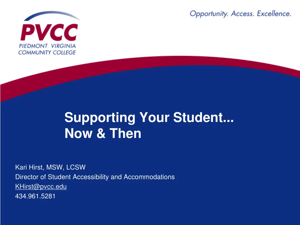supporting your student now then n.w