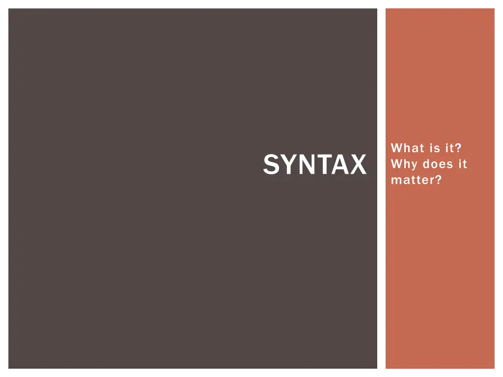 what is it why does it matter n.w