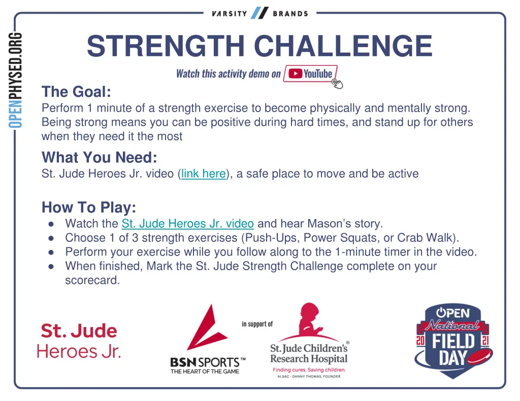 strength challenge n.w