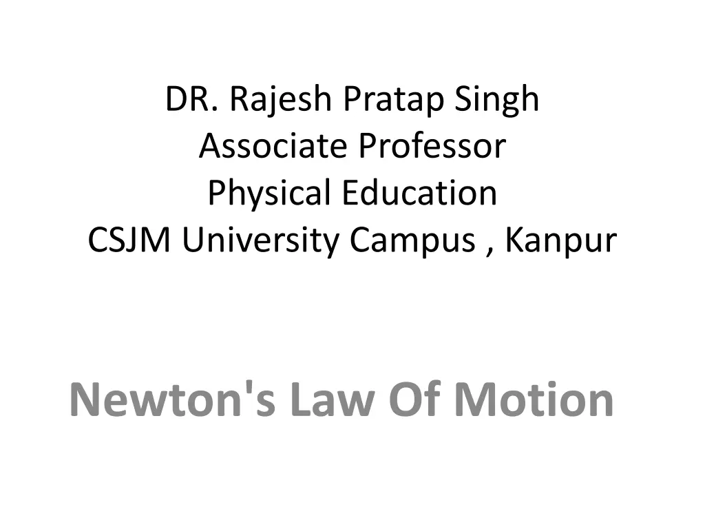 dr rajesh pratap singh associate professor n.w