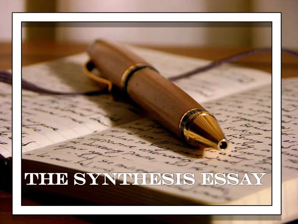 the synthesis essay n.w