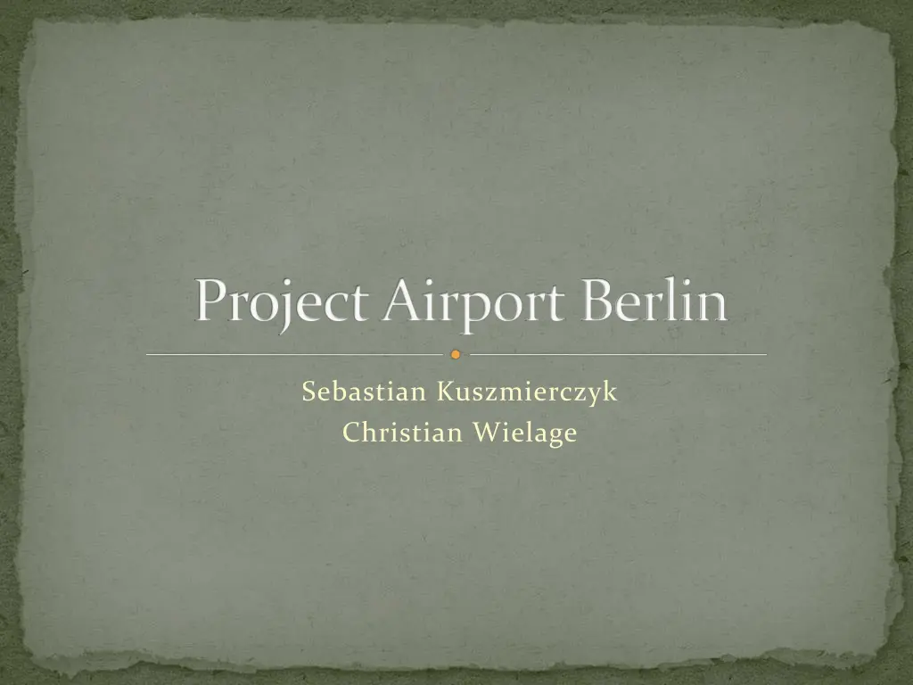 project airport berlin n.w