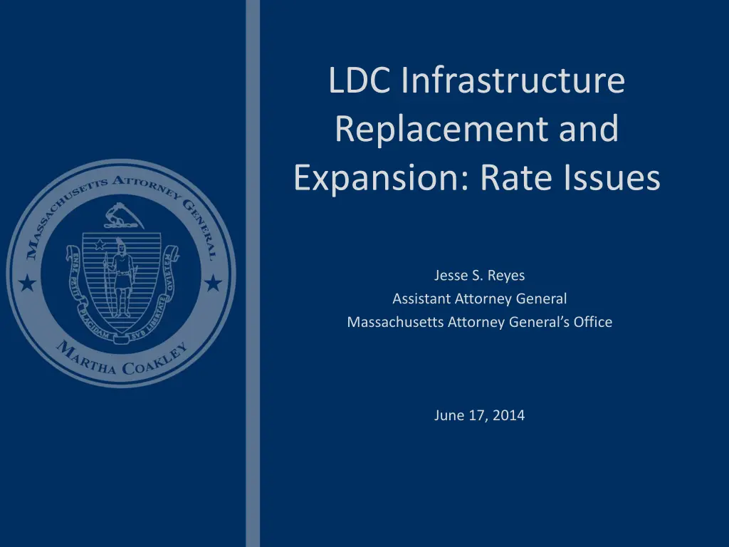 ldc infrastructure replacement and expansion rate n.w