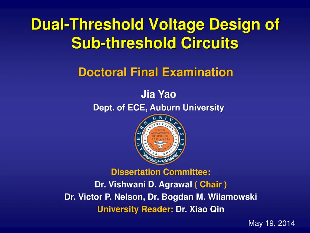 dual threshold voltage design of sub threshold n.w