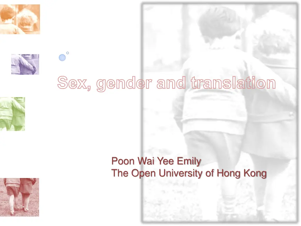 sex gender and translation n.w