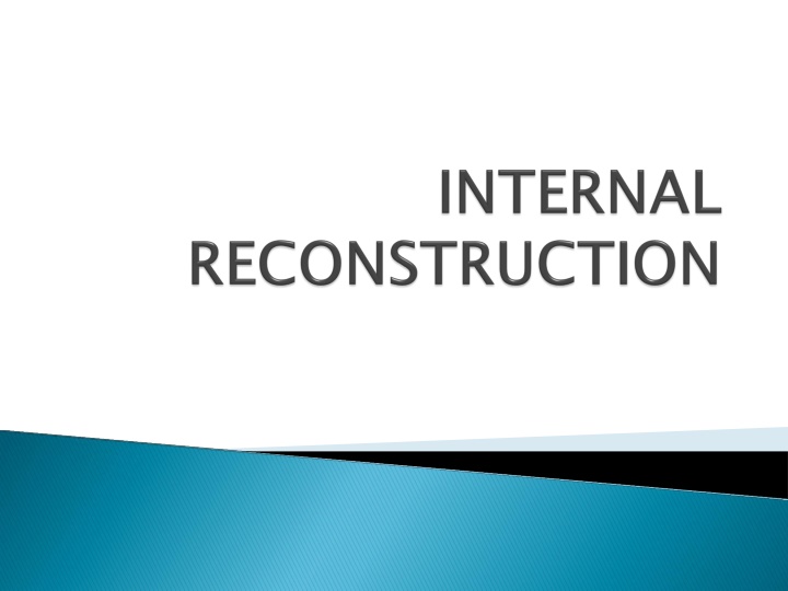 Company Reconstruction and Capital Alteration Overview