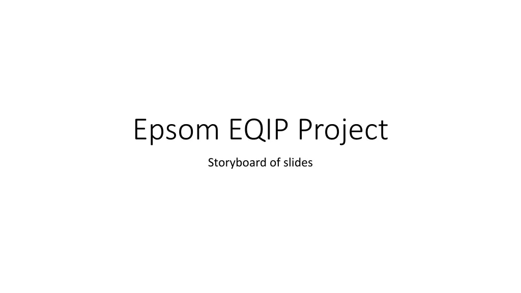 epsom eqip project n.w