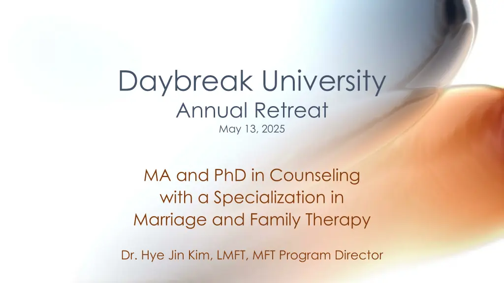 daybreak university annual retreat may 13 2025 n.w