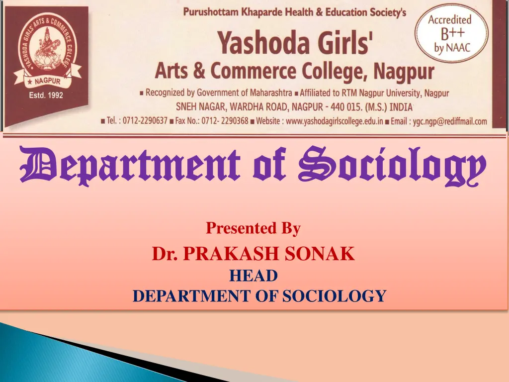department of sociology department of sociology n.w