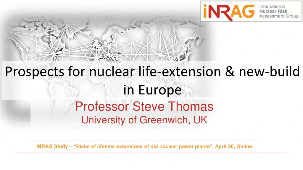 prospects for nuclear life extension new build n.w