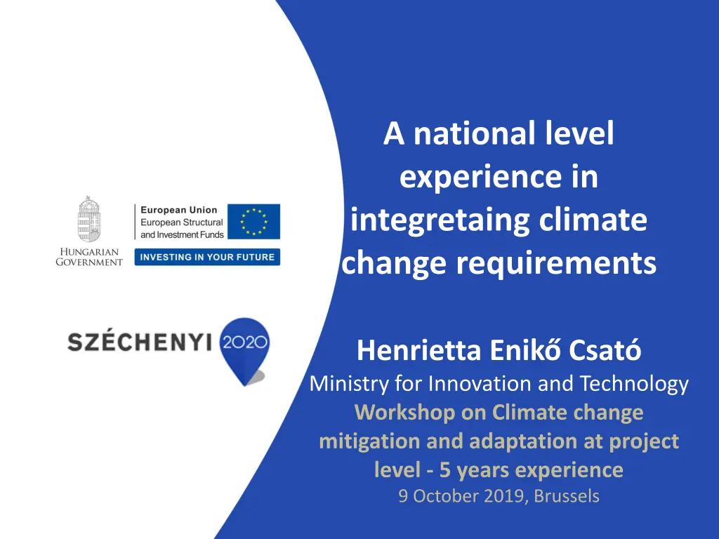 a national level experience in integretaing n.w