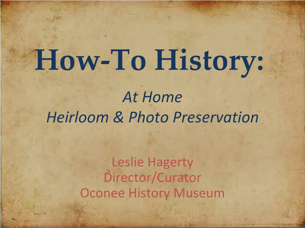 how to history n.w