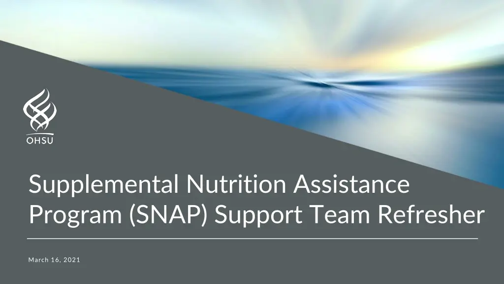 supplemental nutrition assistance program snap n.w